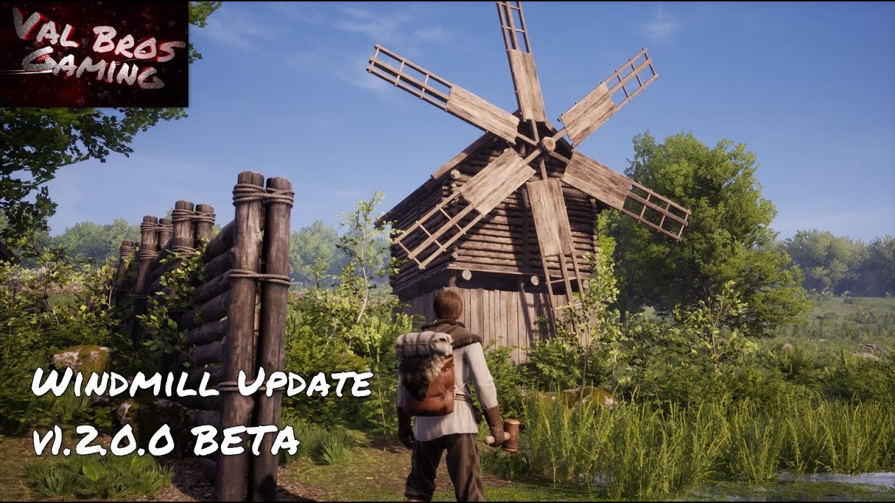 Medieval Dynasty - How to Build the Windmill - Windmill Update v1.2.0.0 BETA