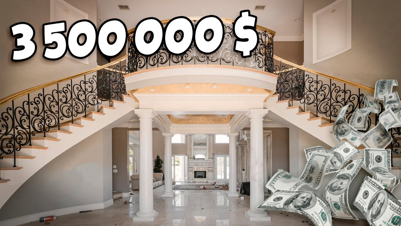 J'explore la villa abandonn&eacute;e &agrave; 3 500 000 &euro; d'un politicien 😮 | URBEX