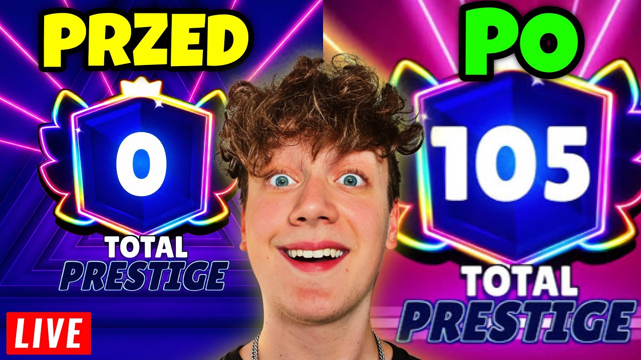 Wbijam WSZYSTKIE PRESTIŻE NARAZ w Brawl Stars NA ŻYWO! *Ponad 100 PRESTIŻY* 🤯🤯🤯