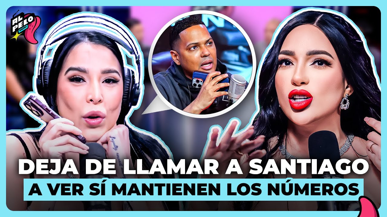 AMELIA ALCÁNTARA LANZA RETO A JESSICA PEREIRA “NO LLAMES A SANTIAGO A VER SÍ MANTIENES LOS NÚMEROS”