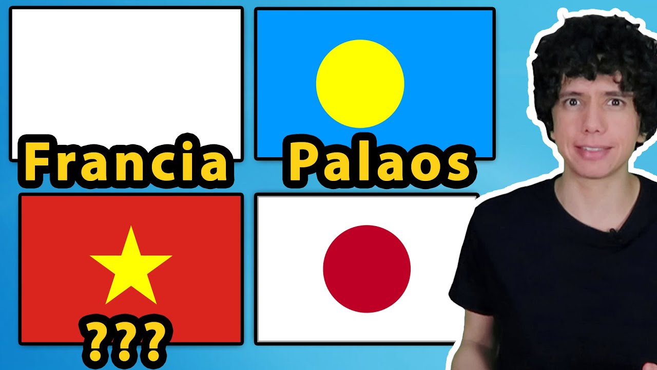 Las BANDERAS de países más SIMPLES
