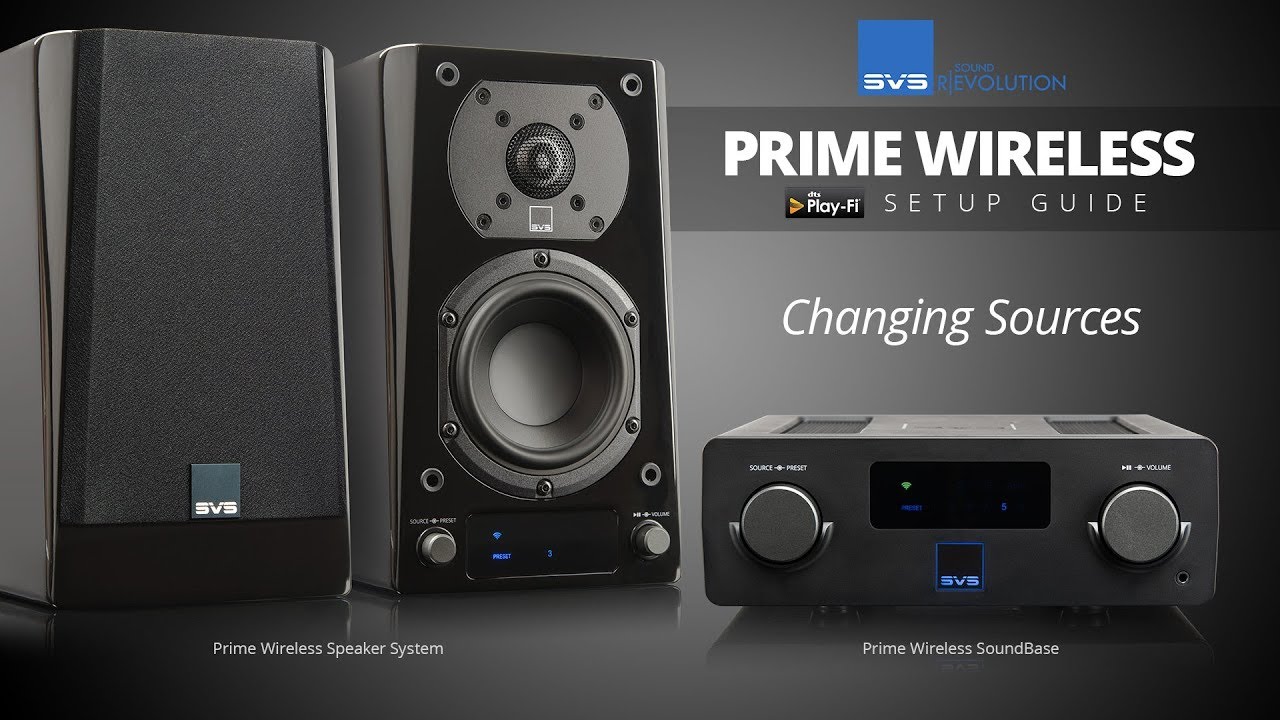 DTS Play-Fi Tutorial: Changing Audio Sources with SVS Prime Wireless