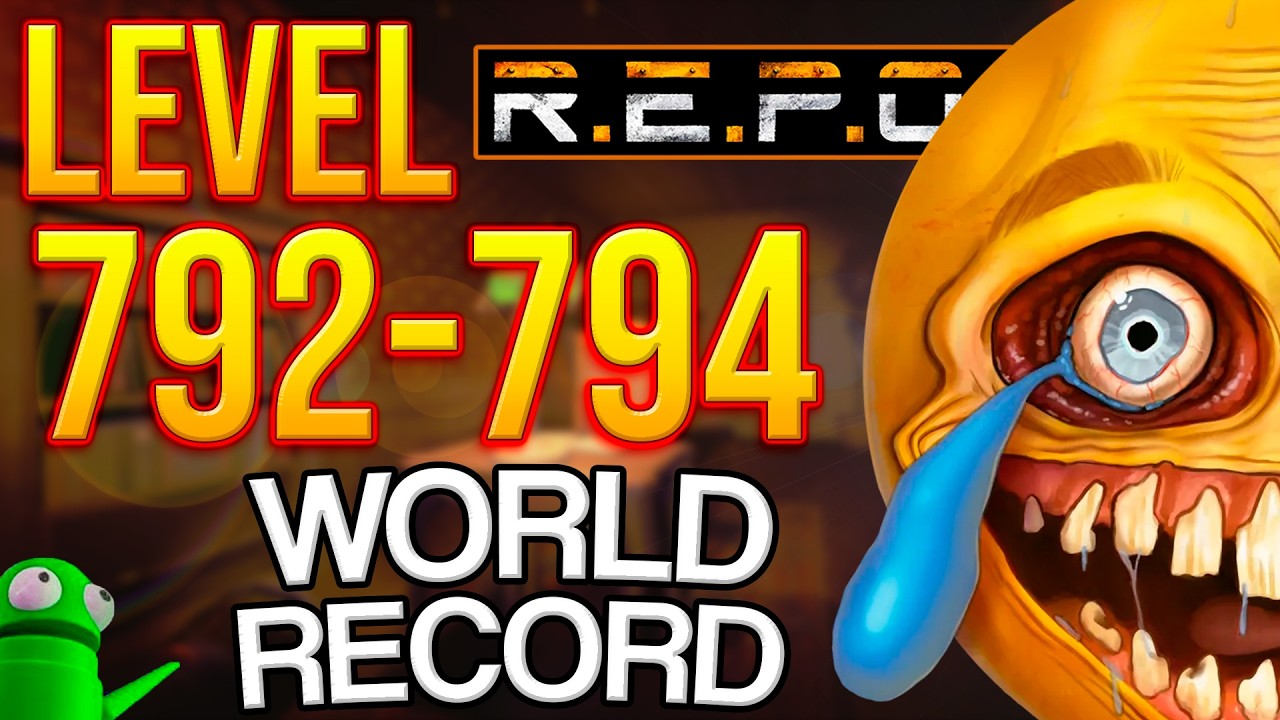 R.E.P.O. Solo World Record Level 792-794 | KILLING THROUGH THE FLOOR!💀
