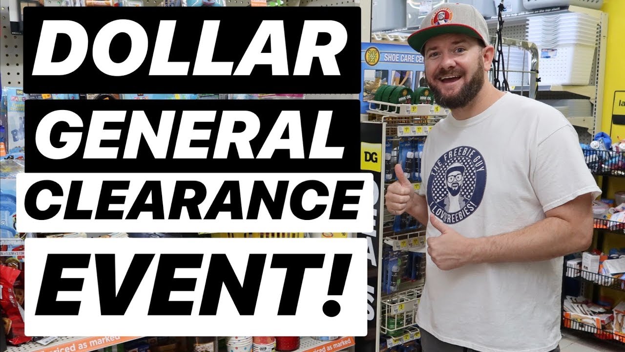YAS!!! Dollar General Clearance Event & Sale - August 23 - 25, 2019