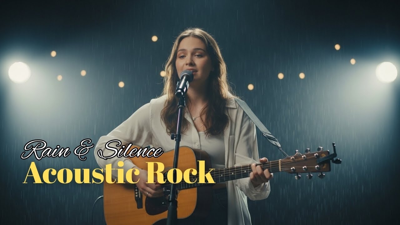 Quiet Female Acoustic Rock – Slow Rainy Day Music for Late Evening