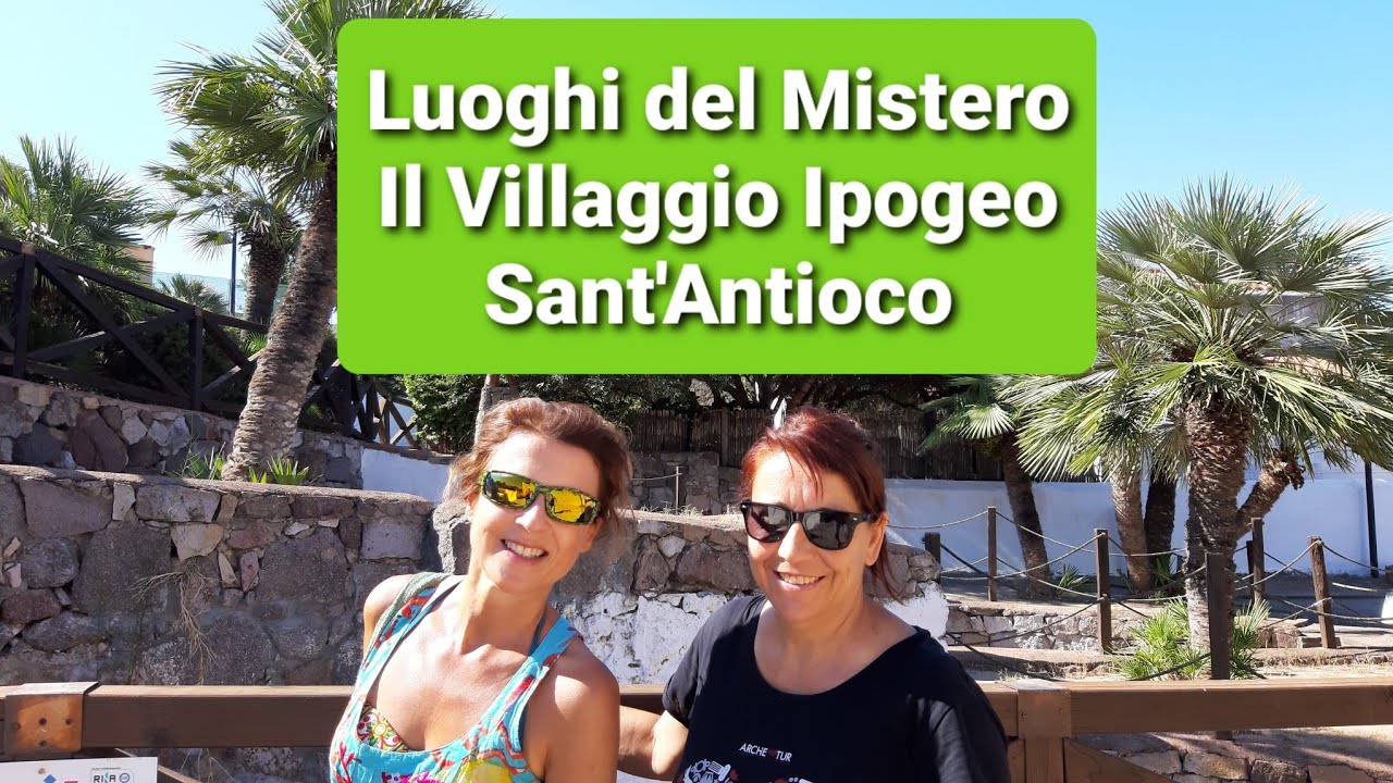 All'interno del Villaggio Ipogeo a Sant'Antioco