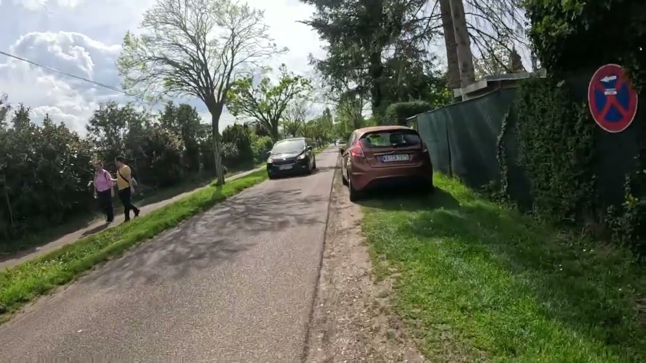 Kurze Fahrradfahrt durch die Gartenstadt Karlsruhe-Rüppurr