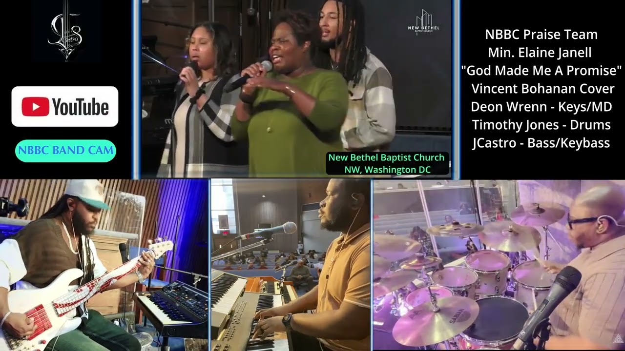 God Made Me A Promise  - Min. Elaine Janell & NBBC Young Adult Praise Team @VincentBohanan Cover