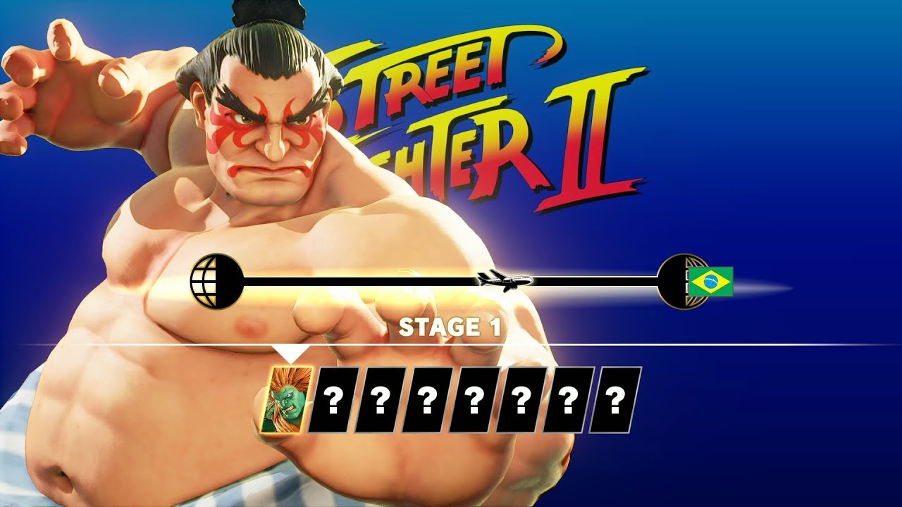 SFV AE - E. Honda Arcade Mode (Full) [Street Fighter 2 Path]
