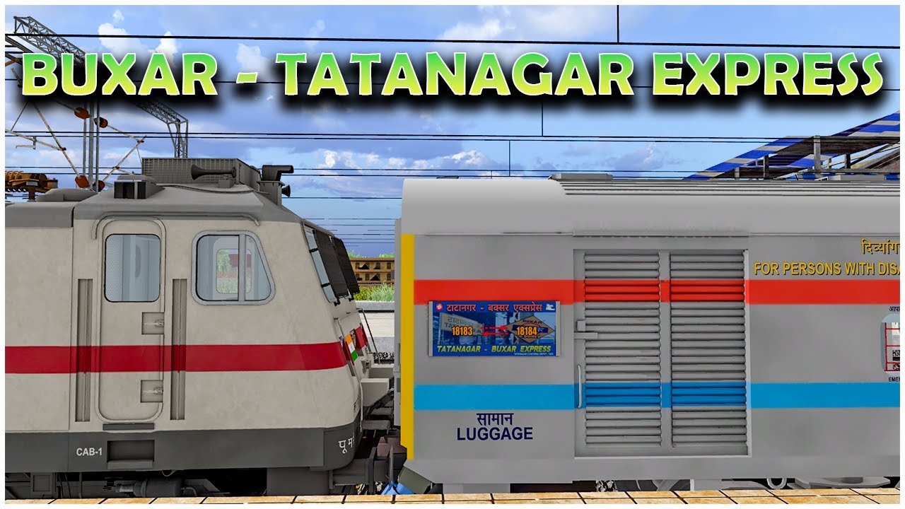 🔴LIVE MSTS | 18184 BUXAR - TATANAGAR EXPRESS |#indianrailways #ecr #msts #openrails #tatanagar