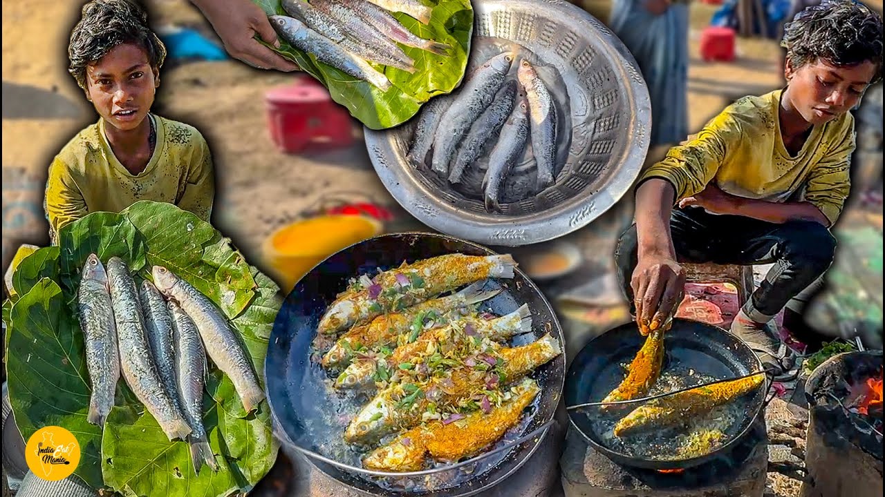 Adivasi Bache Ki Rohu Fish Fry In Ranchi l Ranchi Street Food