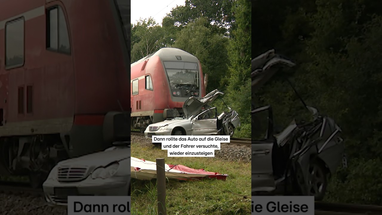 Trag&ouml;die am Bahn&uuml;bergang: Vater versuchte seinen Sohn zu retten #Niedersachsen #Unfall #rtlnord