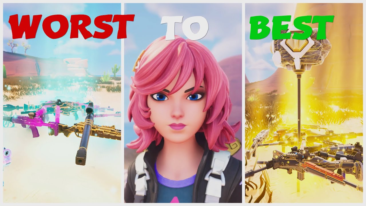 Ranking EVERY Mythic and Exotic in Fortnite Reload! (50 Sub Special)