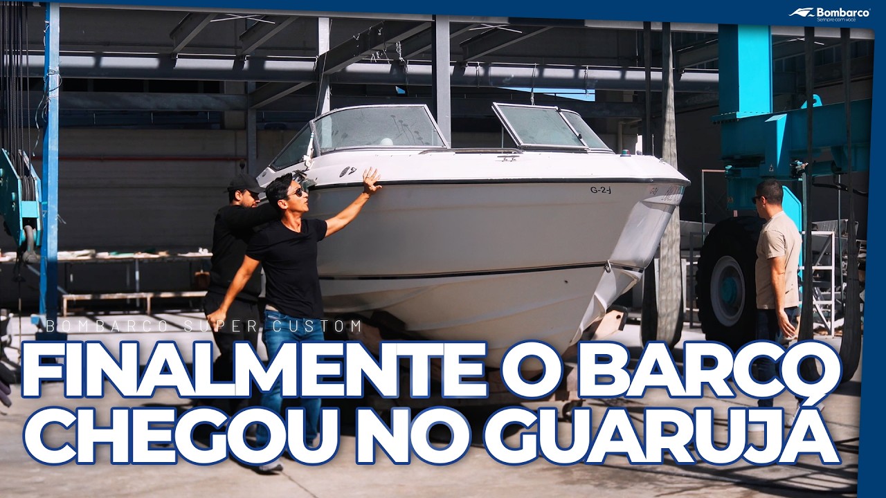A lancha importada Regal 25 vai virar rel&iacute;quia na Marina Mondblue  / Bombarco Super Custom. Ep#02