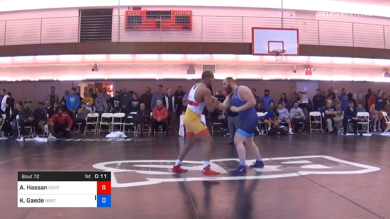 97 Kg Prelims Ahmed Hassan Egypt Vs Kaleb Gaede Northern Michigan USOEC