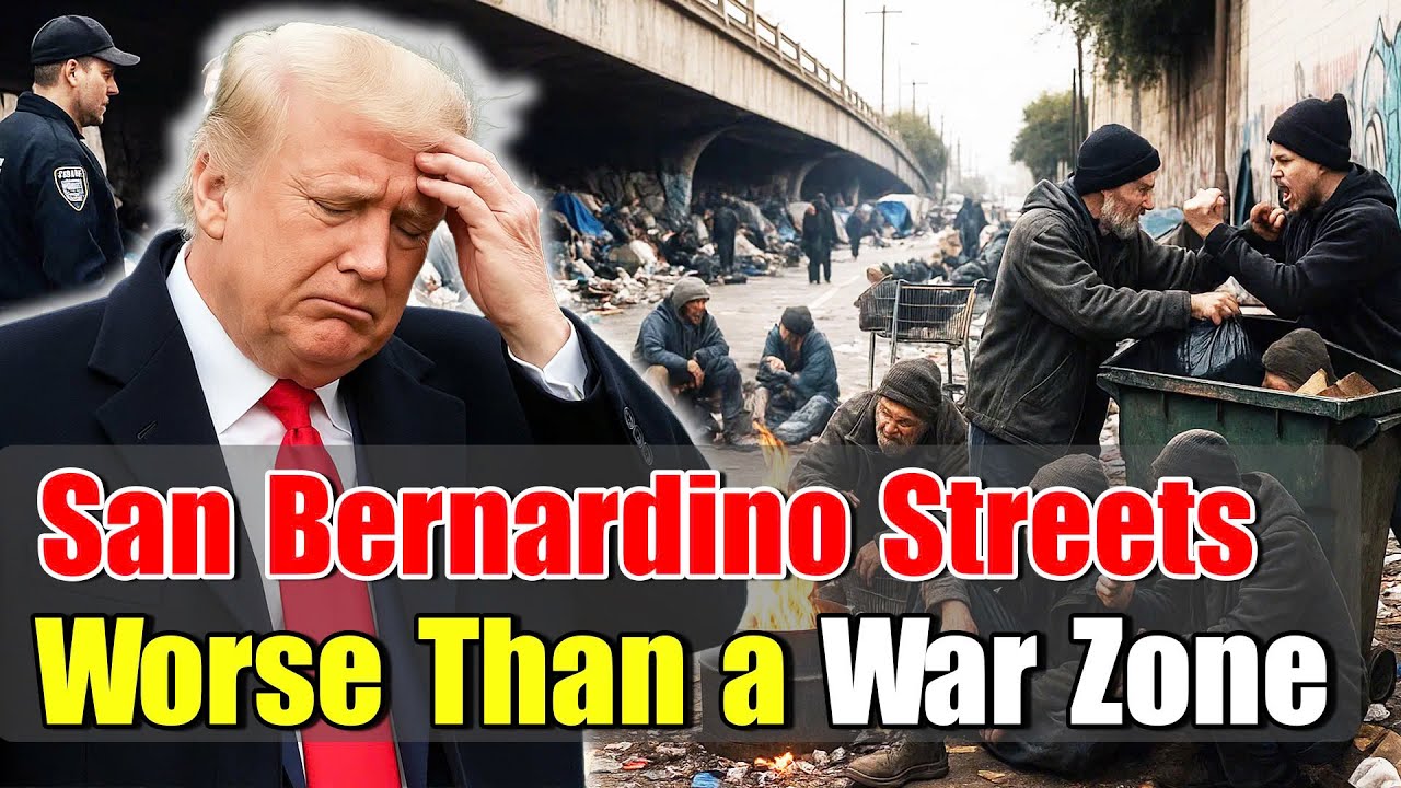 Homeless Crisis: The Heartbreaking Reality of San Bernardino’s Streets - Travel Documentary