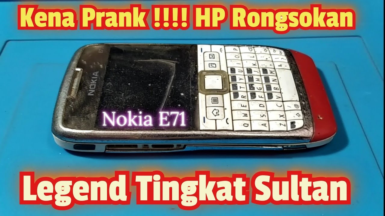 Kena Prank !!! HP Rongsokan Nokia E71 legend tingkat Sultan#TeksoVlog