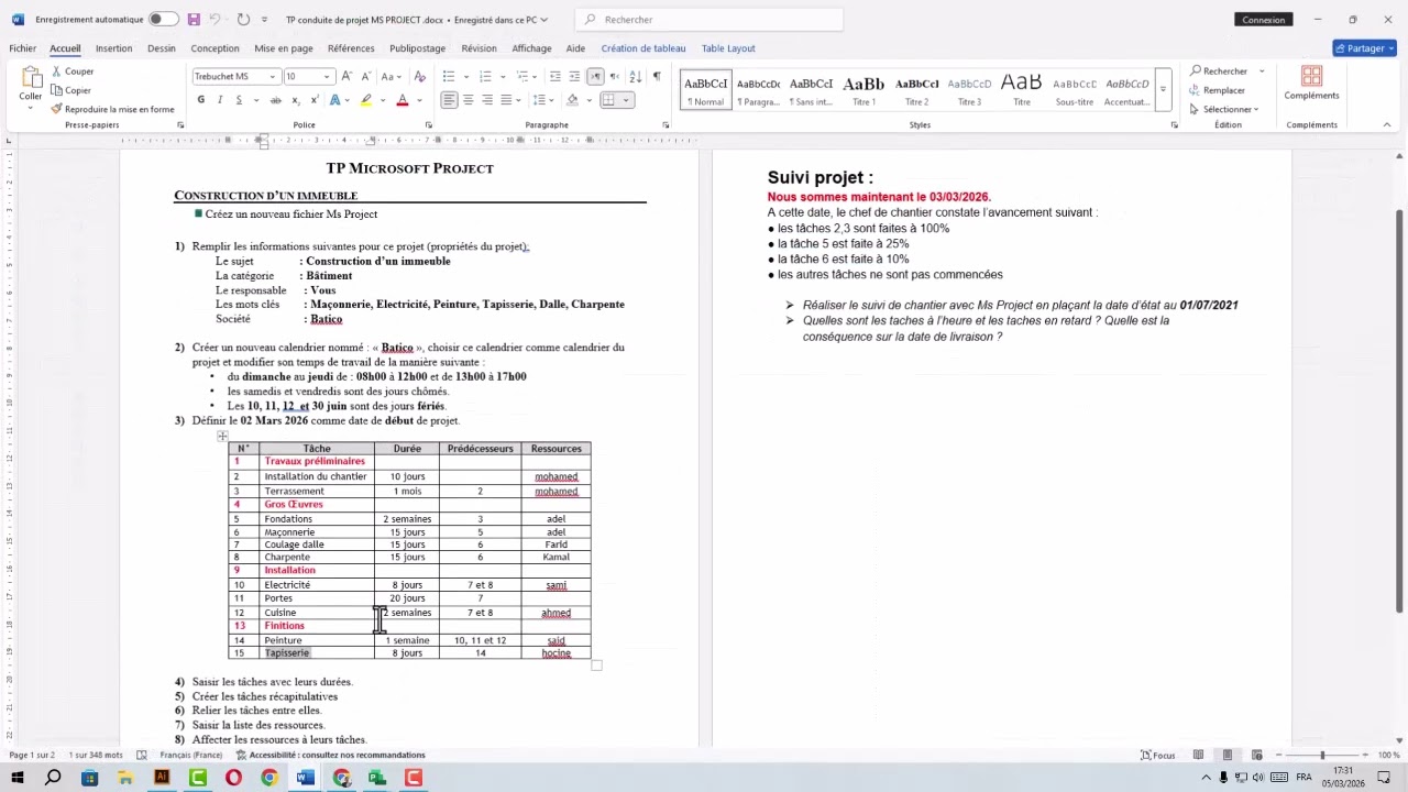 Formation Ramadan 2026 S15 MS PROJECT