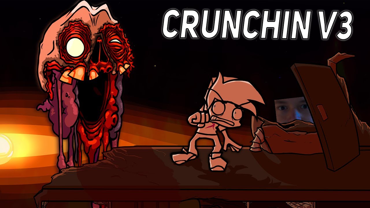 CRUNCHIN V3 IS OUT AND ITS UNHINGED. (Friday Night Funkin, Friday Night Crunchin Week 3 / v3 Mod)