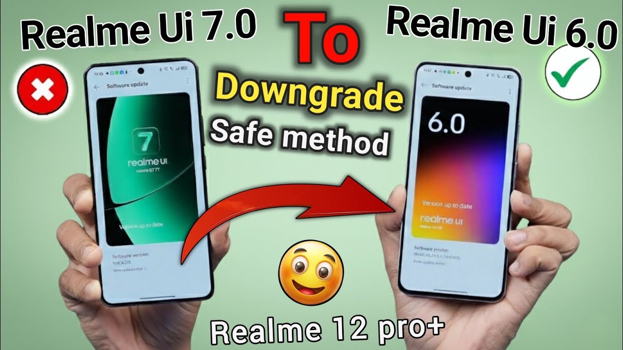 Realme ui 7.0 To 6.0 Downgrade ✅| How to Downgrade Realme ui 7.0 to 6.0| Realme ui 7.0 vs 6.0 