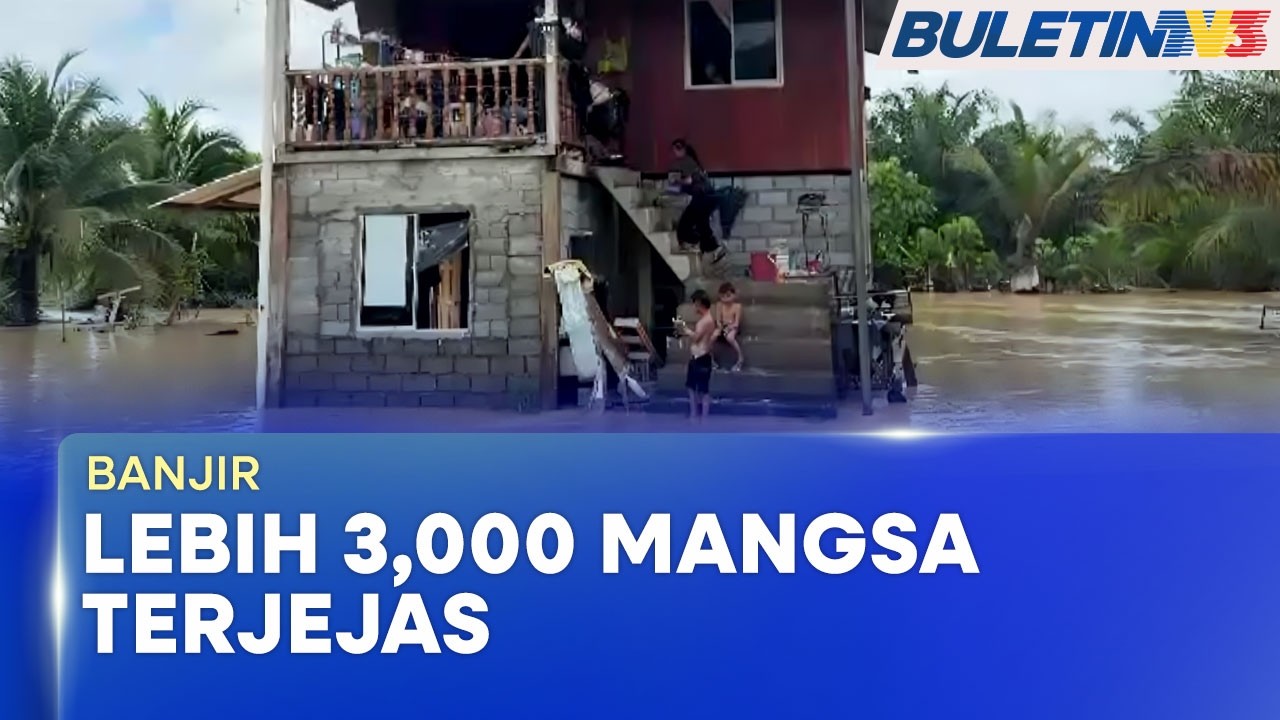 BANJIR | Situasi Di Sabah Memburuk, Sarawak Buka PPS Pertama (BU)