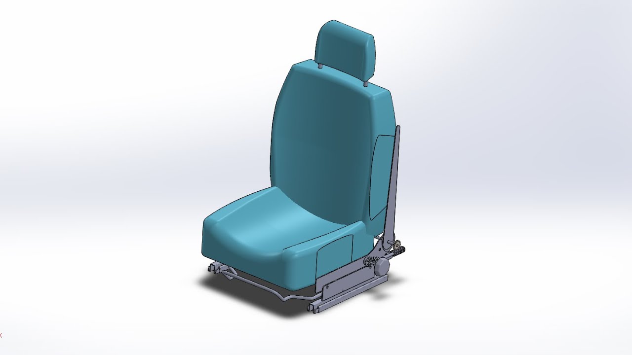 Car Seat Mechanism in Solidworks | Animation and Basic Motion