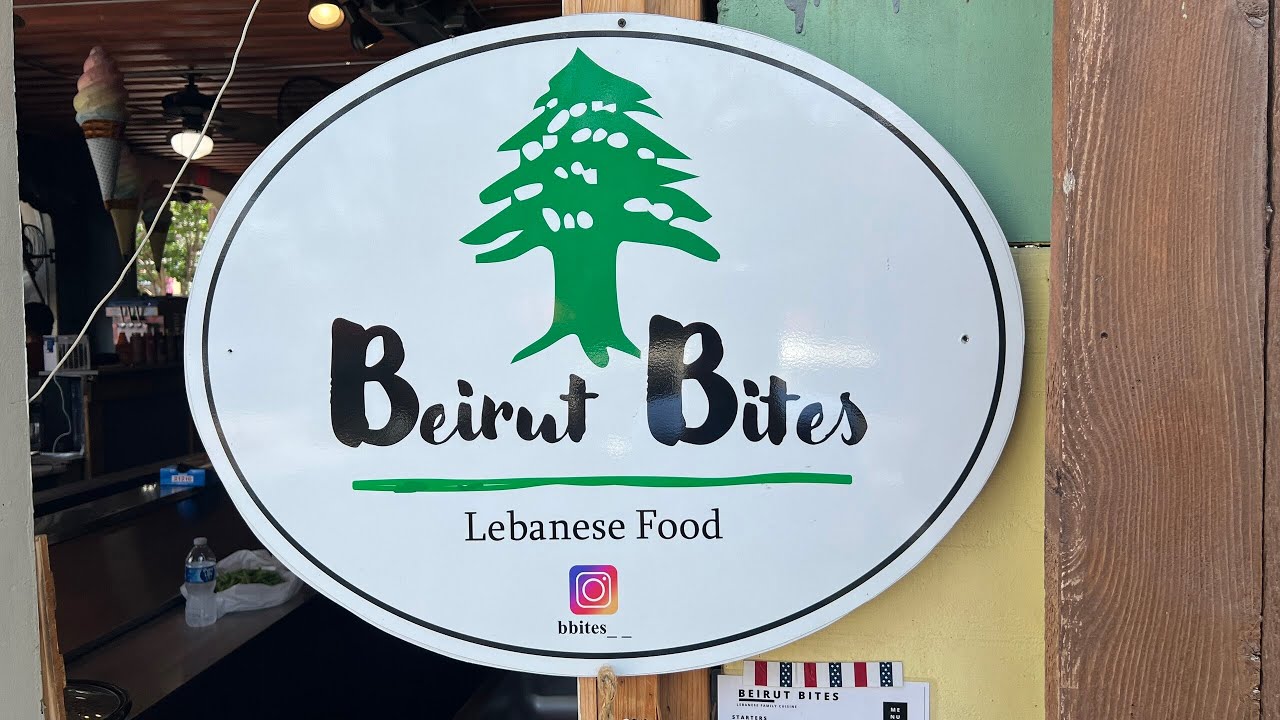 Eating at Beirut Bites in Downtown Mount Dora, FL | Trying Lebanese Food | Restaurants in Mount Dora