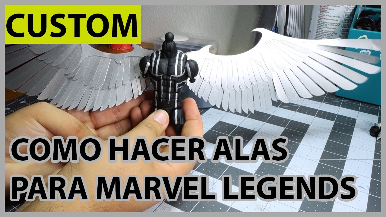 Como hacer Alas Custom \ Archangel  X-Force Custom Marvel Legends