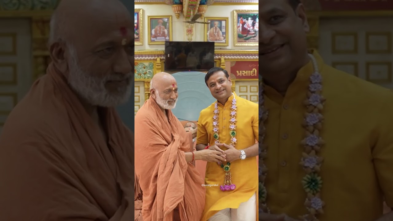 50th birthday Param Bhakt Shri Prabhu Bhai Dholakiya offerings Thal to Thakorji & saints #srk