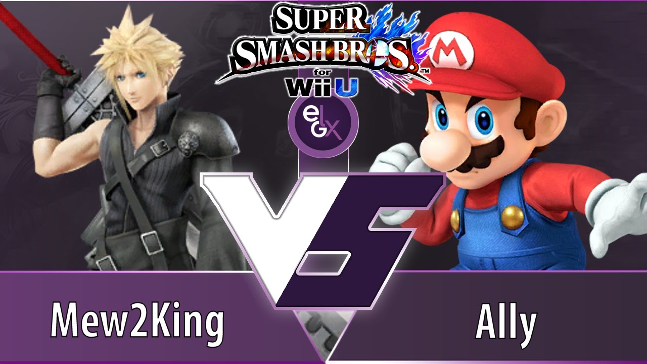 EGLX - Ally (Mario) vs Mew2King (Cloud) - Losers Finals - Smash 4 Wii U