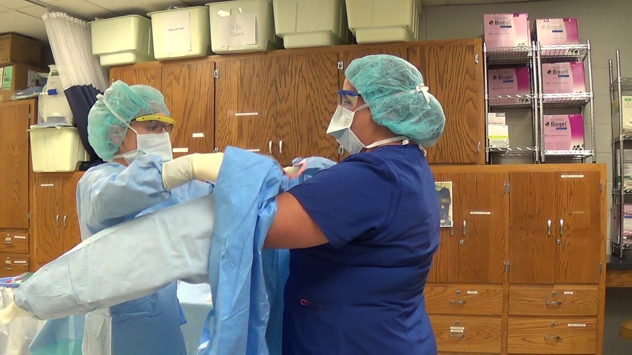 Gowning and Gloving Sterile Team Member