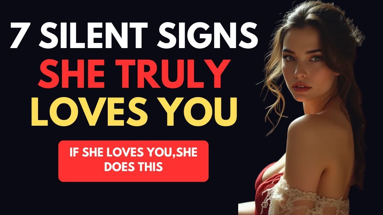 When a Woman Truly Loves You But Stays Silent… Watch for These 7 signs | Female Psychology)