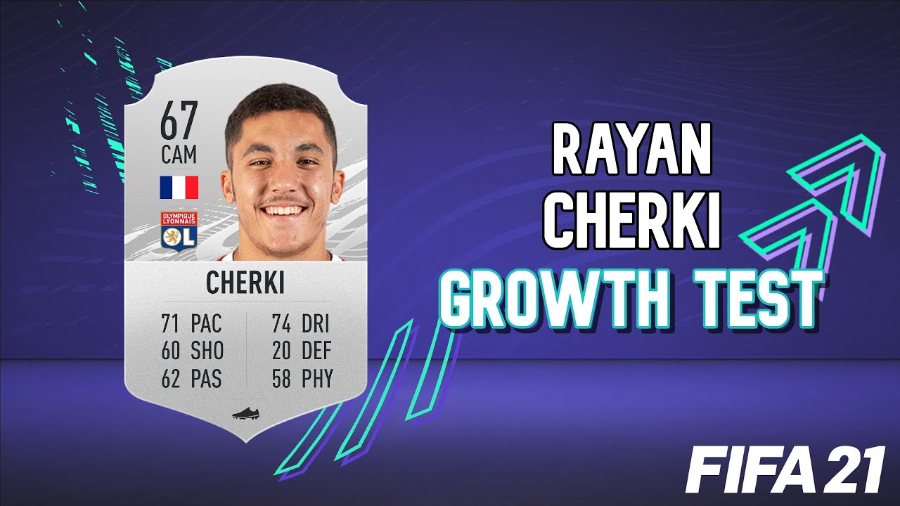 Rayan Cherki Growth Test! FIFA 21 Career Mode