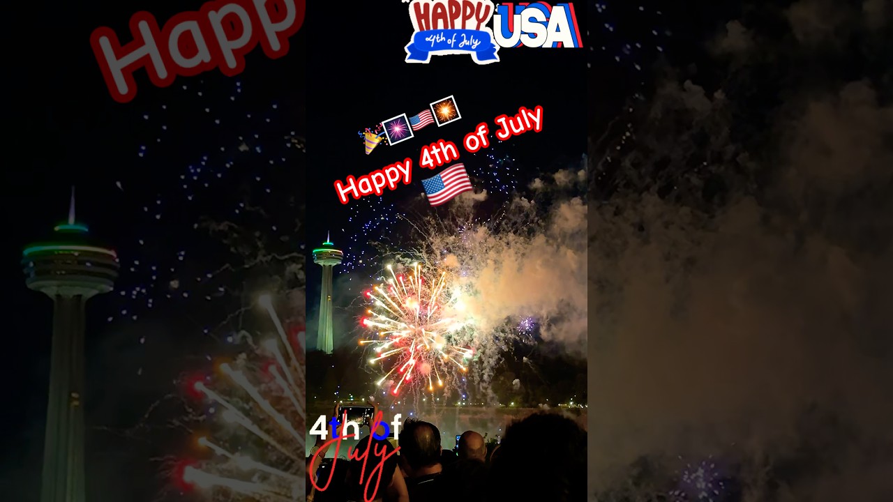 Happy 4th of july 🇺🇸 4th of july fireworks | Independence Day wishes status #shorts #songs