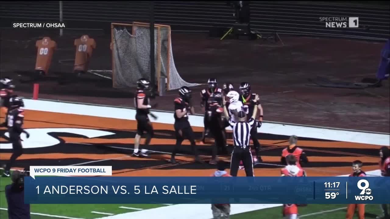 Anderson defeated La Salle 35-28