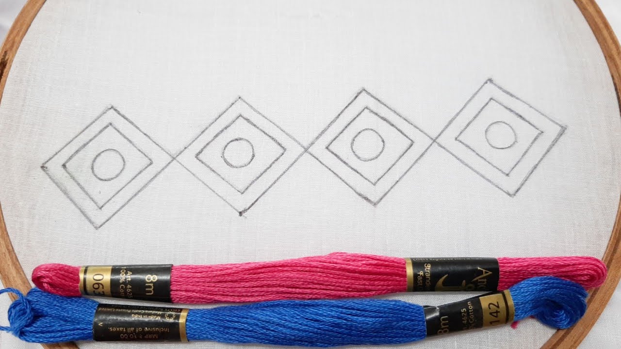 Modern Border Design for Dress/Sleeves (Hand Embroidery Work)