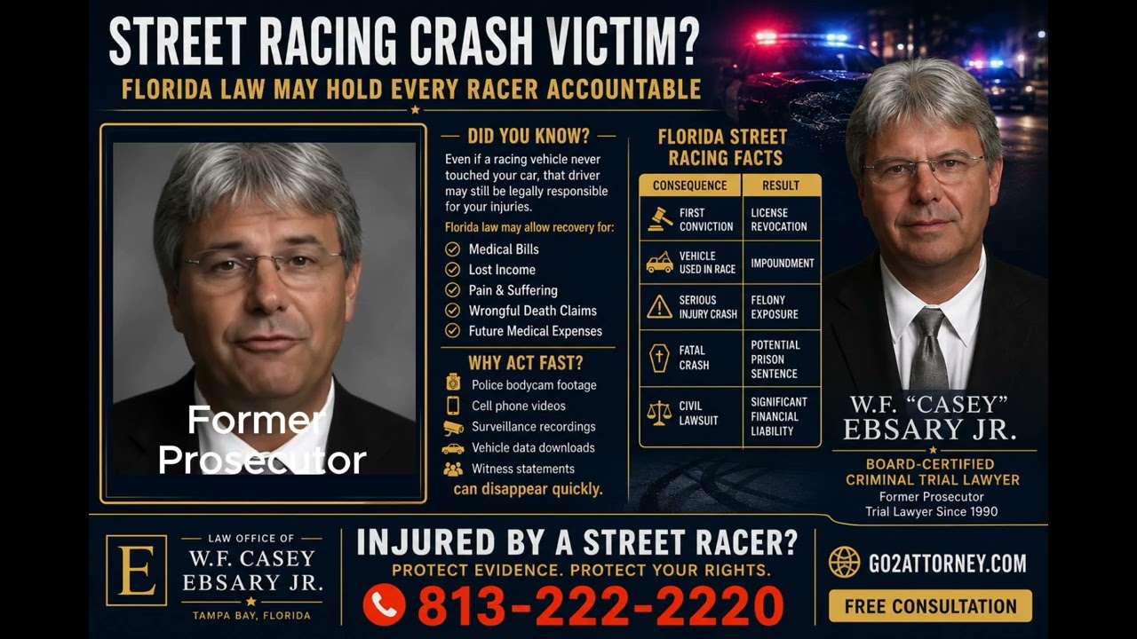 Street Racing Accident in Tampa? Your Legal Rights to Compensation Explained