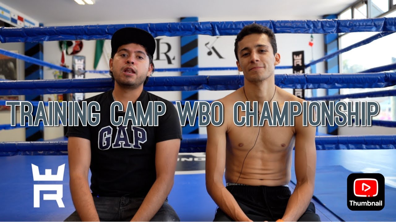 Rafael El Divino Espinoza Training Camp WBO Championship
