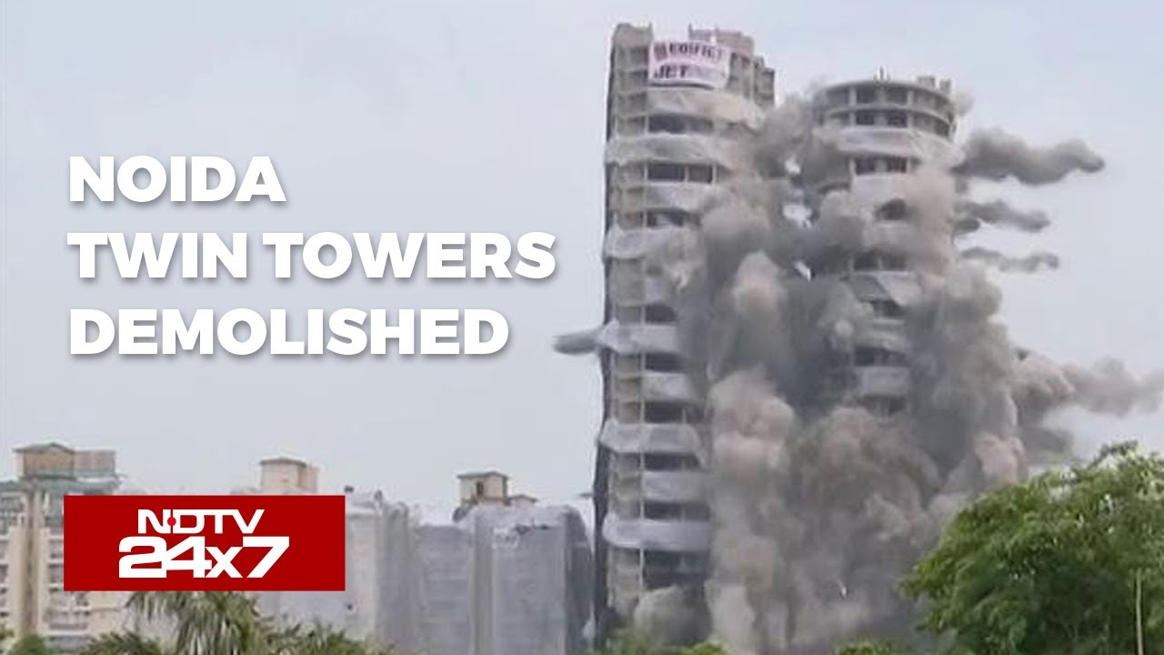 Noida Twin Towers Brought Down In India's Biggest Demolition