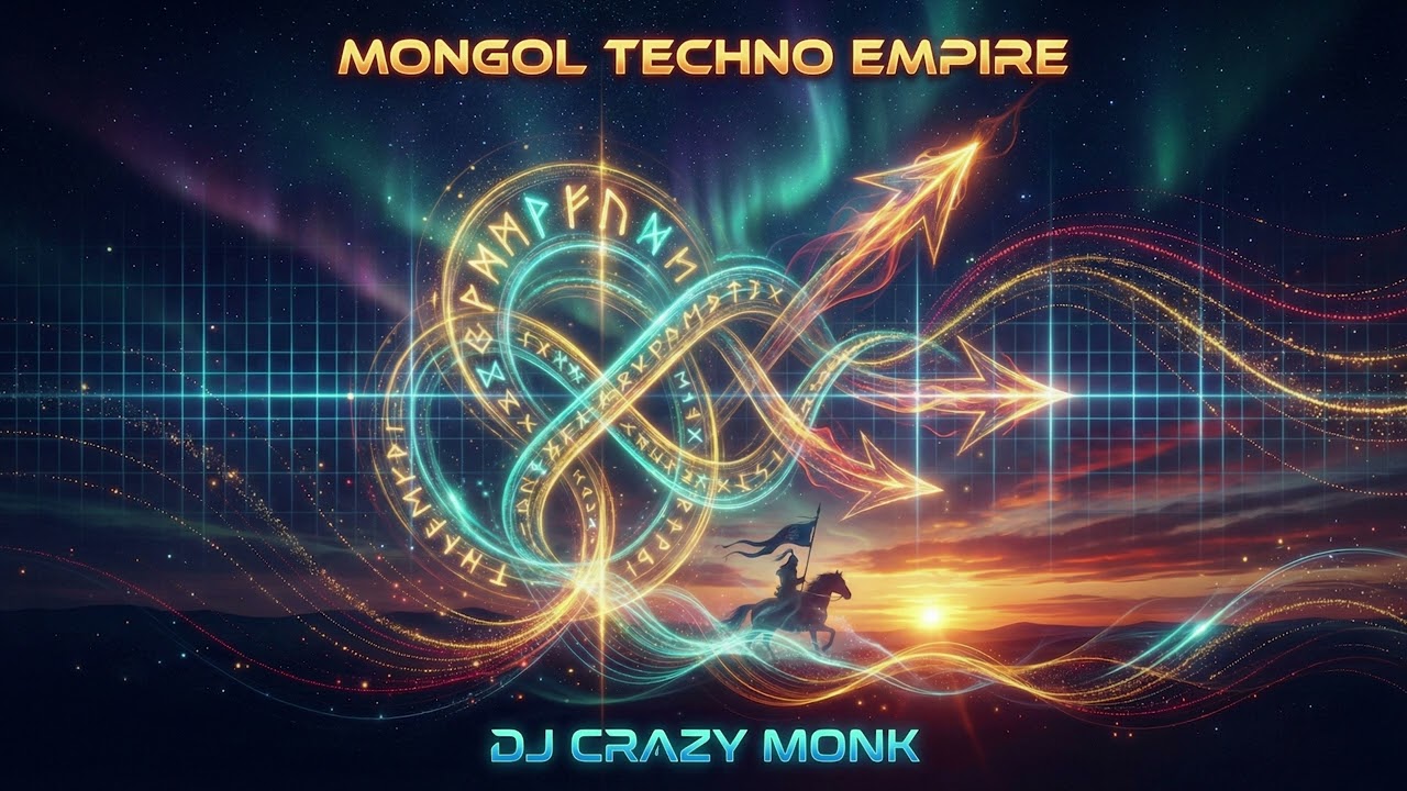 DJ Crazy Monk - Khan's Visionary Legacy [Mongol Techno Empire] | (Uplifting & Energetic Techno)
