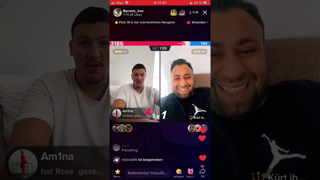 Tiktok live kürt ibo erzählt wieder Geschichten| mit Barrelo