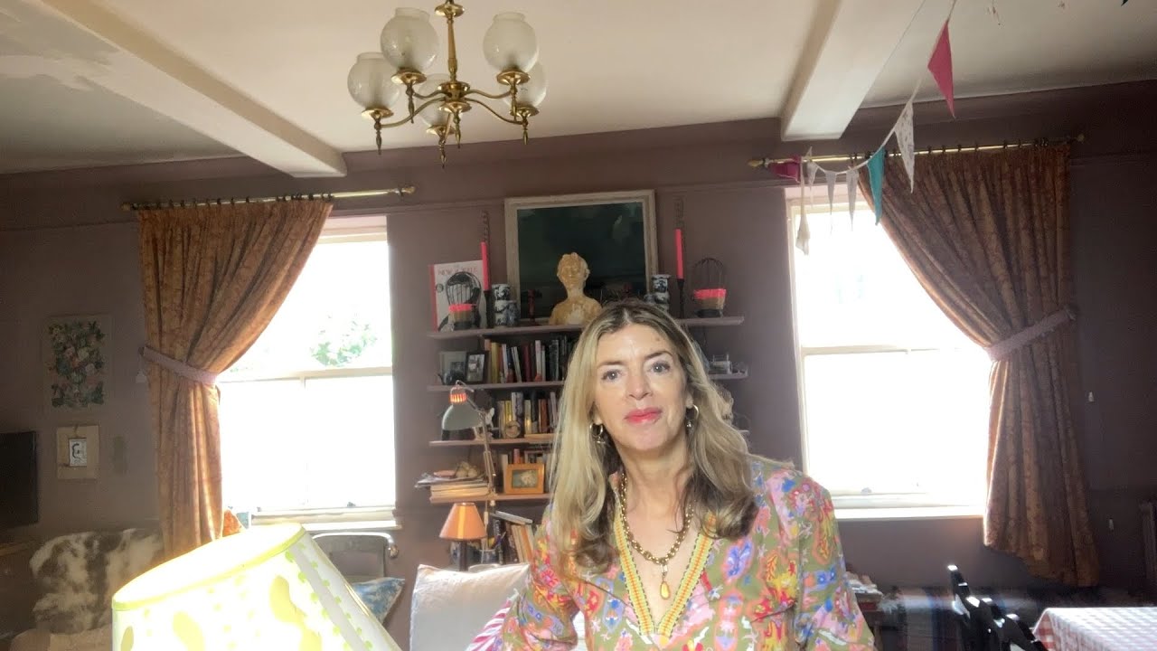 The Magic of Imperfect English Interior Style - plus an exciting thrift store painting find...