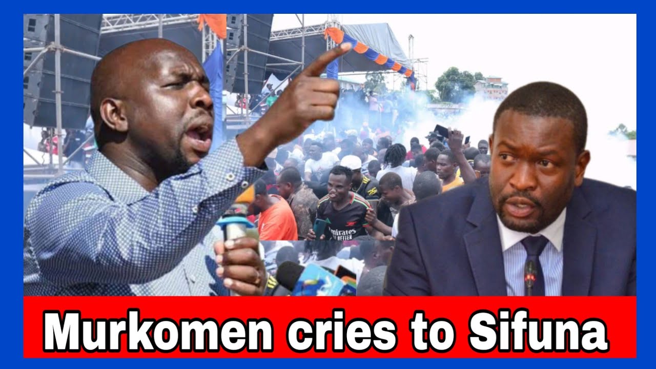 Sifuna Overpowers Ruto;Murkomen cries Sifuna Teargassed themselves in Kakamega for Sympathy seeking