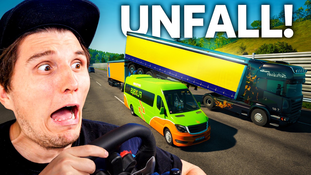 1000KM Challenge mit MEGA Unfall | Fernbus Simulator