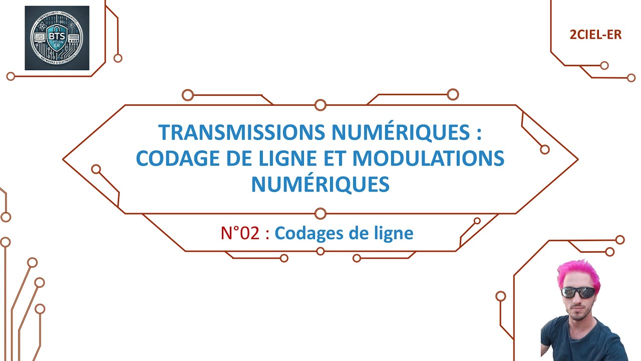 C08-02 : Codage de ligne (NRZ, NRZI, RZ50%, Manchester, Biphasé, Miller, AMI, Bipolaire, M-Aire)