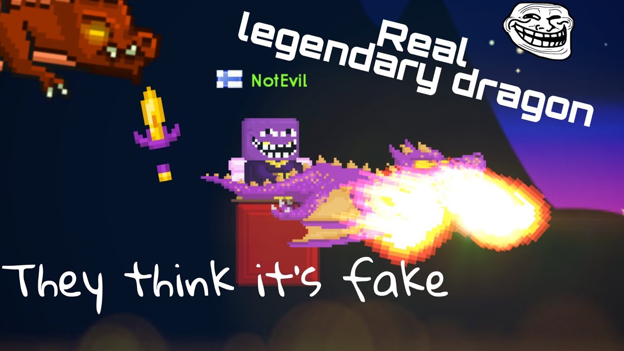 LEGENDARY DRAGON PRANK! They think it's fake | Growtopia