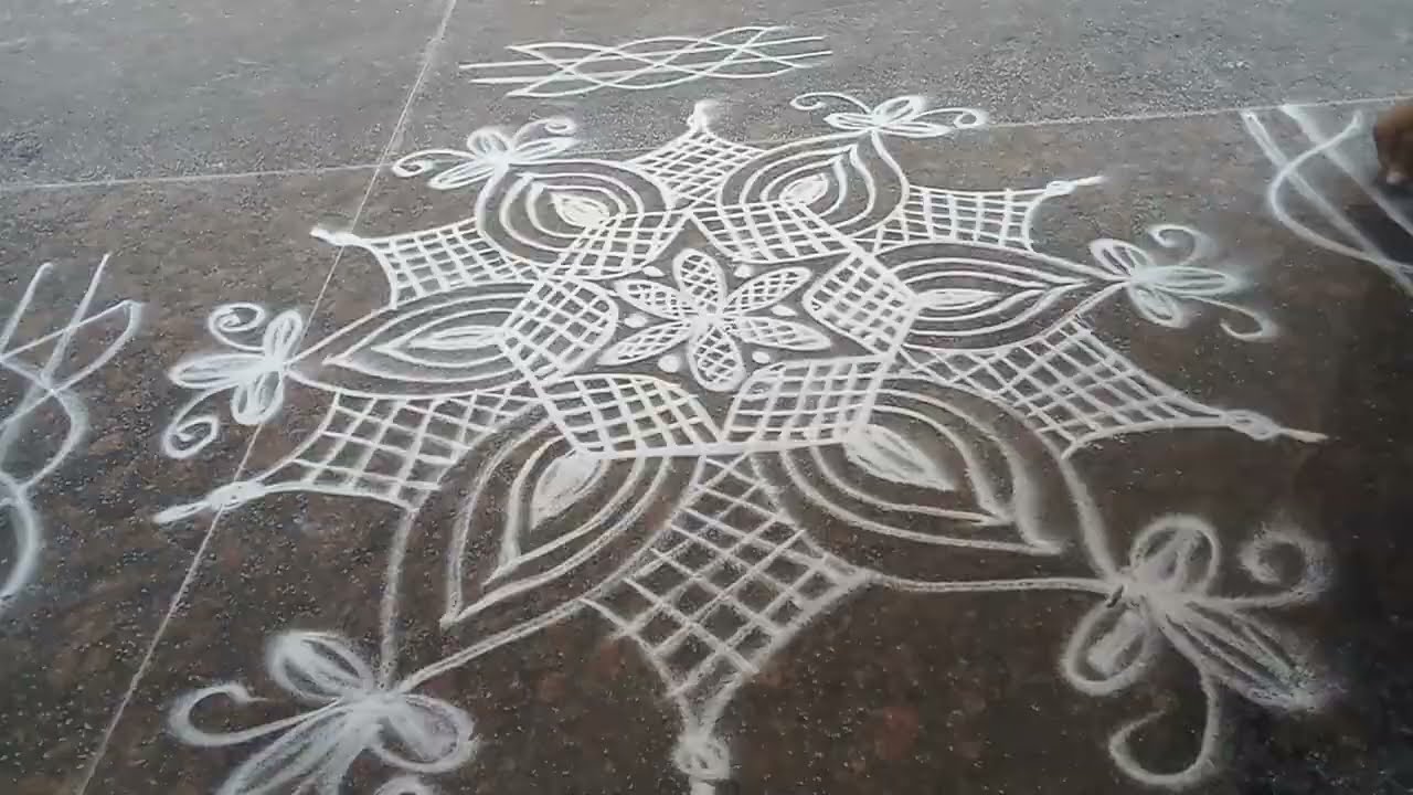 14 November 2025padikolam#గీతల ముగ్గు# ఈజీ ముగ్గు# చుక్క ల ముగ్గు# అందమైన ముగ్గు