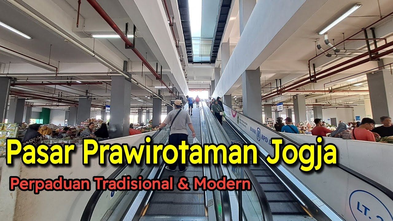 PASAR TRADISIONAL INI VIBES NYA SEPERTI PASAR MODERN || PASAR PRAWIROTAMAN