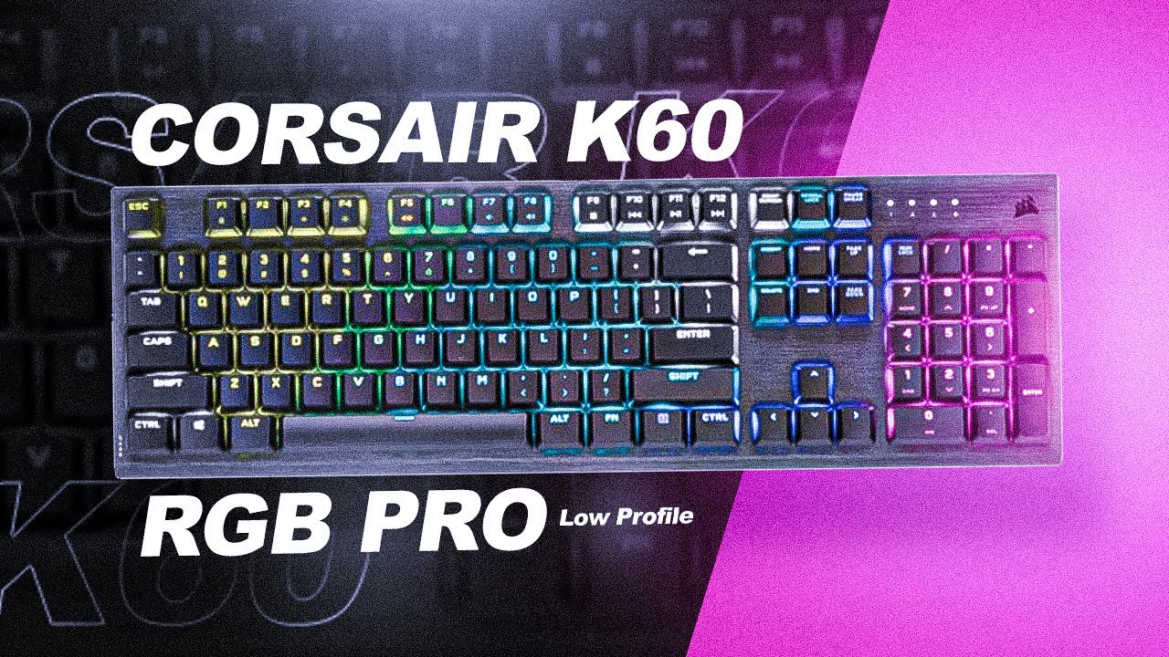 Ni to membrana, ni to mechanik | Recenzja Corsair K60 RGB PRO Low Profile Cherry MX Speed
