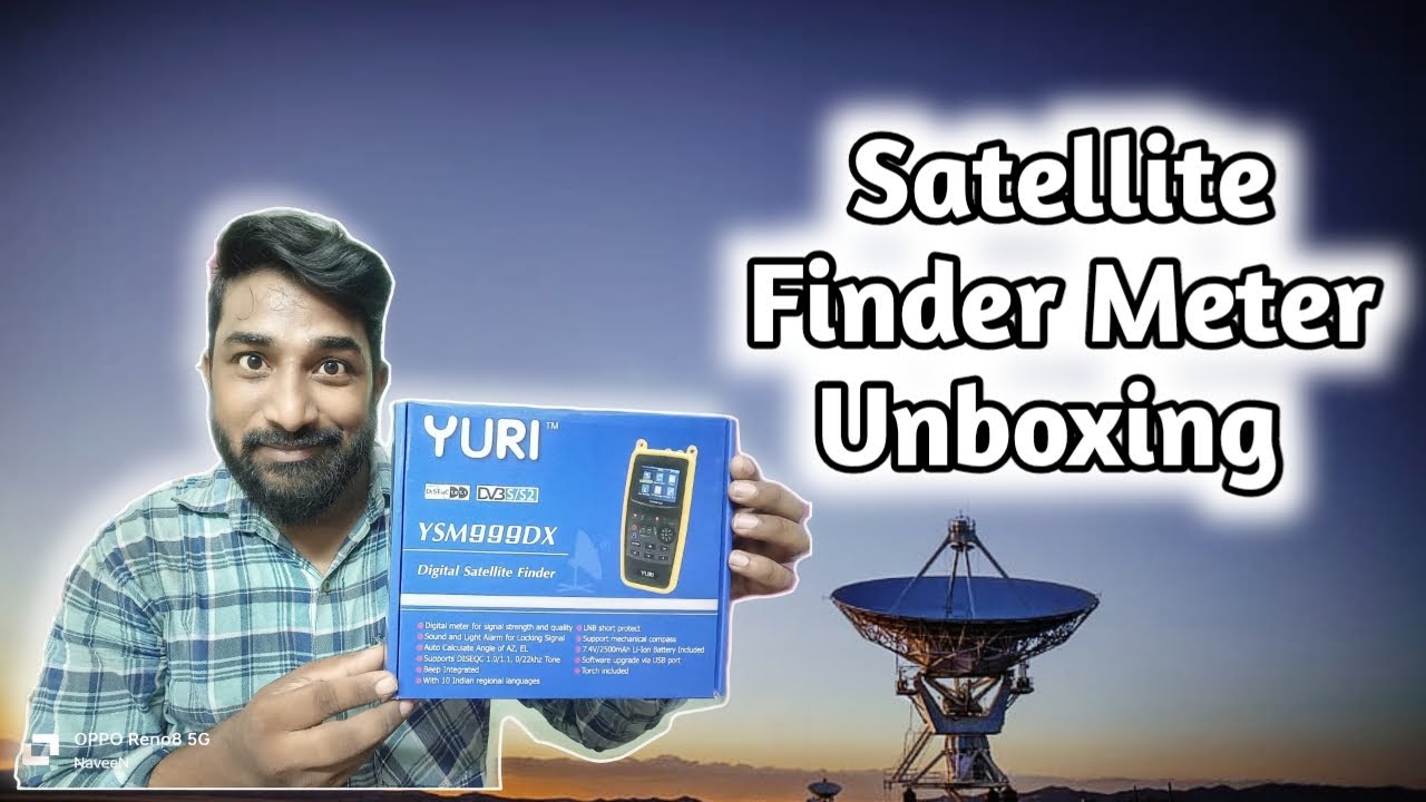 YURI YSM999DX meter unboxing, #telugu #tataplay #dth #technician in #satellite finder meter,#tatasky
